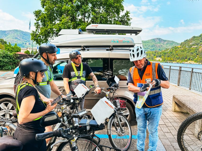 Lake Como: eBike Tour with Live Guide, eHelmet, and iPad - The live guide and the technology
