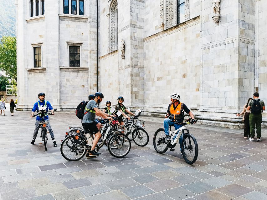 Lake Como: eBike Tour with Live Guide, eHelmet, and iPad - Meeting the guide at Como Nord Lago
