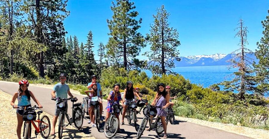 Lake Tahoe Lakeside Electric Bike Rental - Starting beside the Hyatt Regency in Incline Village