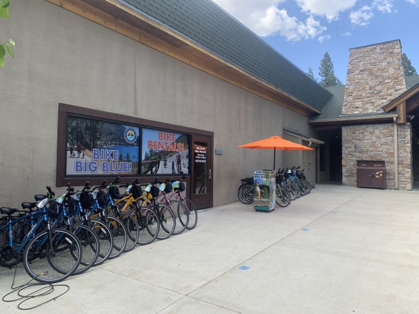 Lake Tahoe Lakeside Electric Bike Rental - Following the Lakeshore bike path