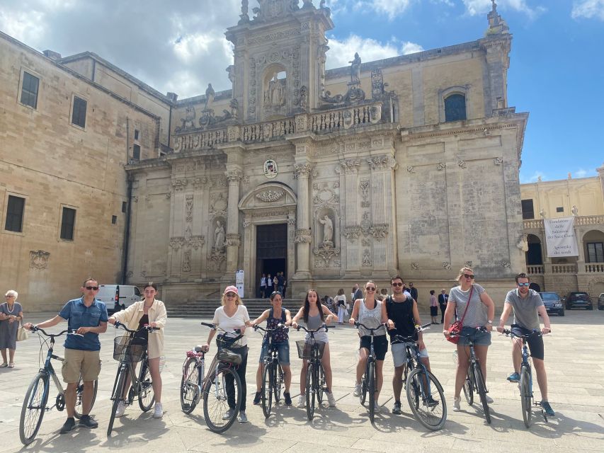 Lecce: City Highlights Guided Tour by Bike - Basilica di Santa Croce and the Baroque lesson