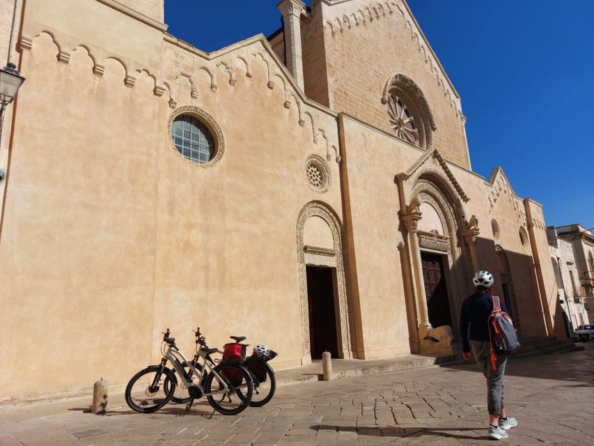 Lecce: E-Bike Tour to Galatina Olive Mill & Wine taste +Taxi - Key points at a glance