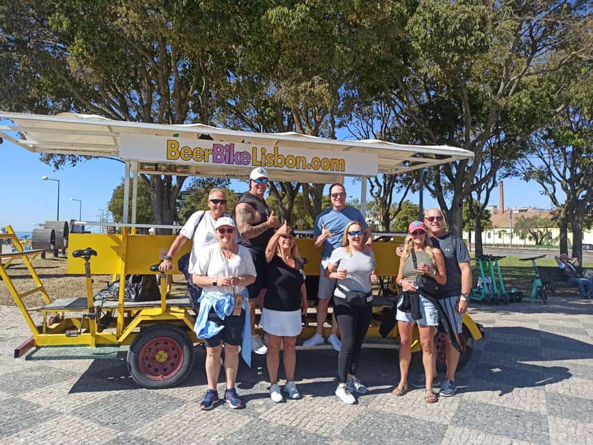 Lisbon: 1-Hour Beer, Sangria or Wine Bike Sightseeing Tour - What you actually see in one hour