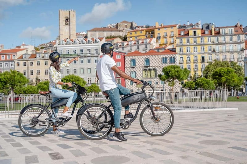 Lisbon Bike Rental Explore At Your Pace - Using the battery on Lisbon’s hills
