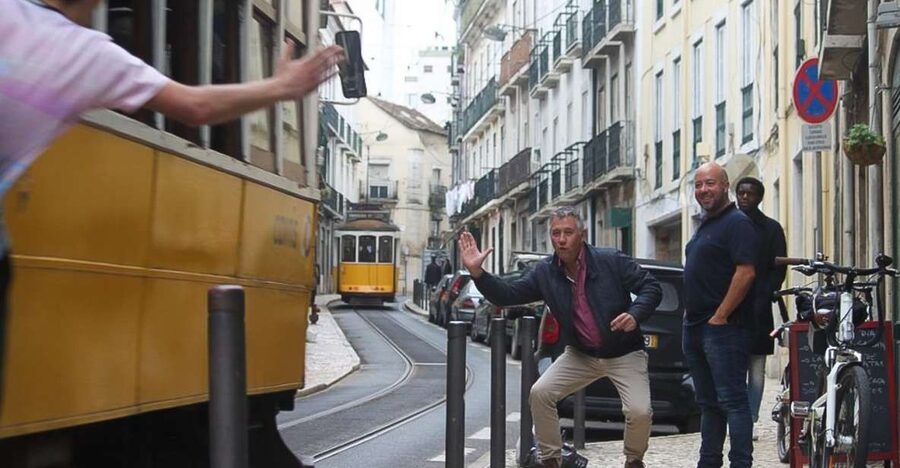 Lisbon: Portuguese Petiscos Tasting Tour by E-Bike - Pombaline Downtown explains Lisbon’s wide streets