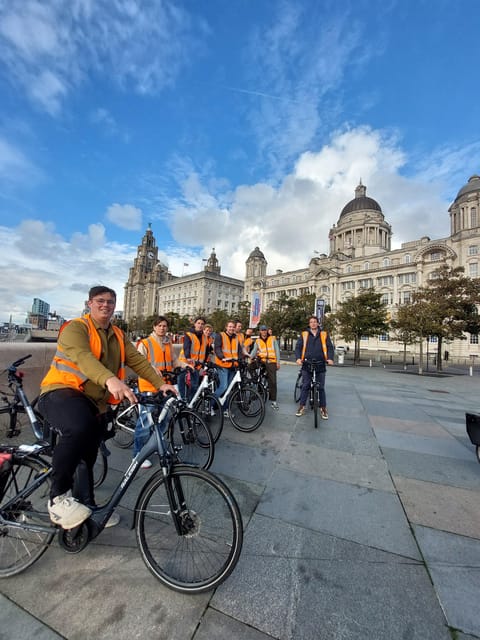 Liverpool: City Centre Highlights Tour on eBikes - The Three Graces and Royal Albert Dock
