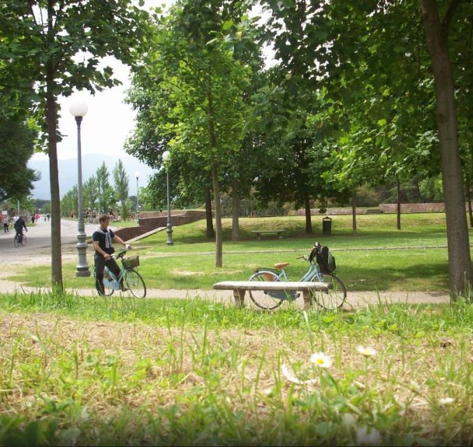 Lucca Sightseeing Tour by E-bike or City bike - First circuit: Lucca from the old walls