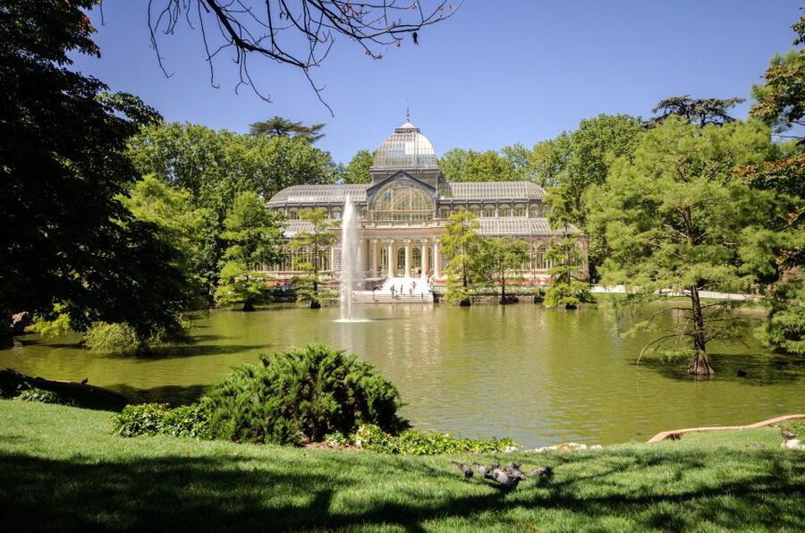Madrid City Guided Bike/E-Bike Tour for Small Groups - The gentle climb to Retiro Park