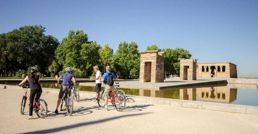 Madrid City Guided Bike/E-Bike Tour for Small Groups - Debod Temple and the Royal Palace