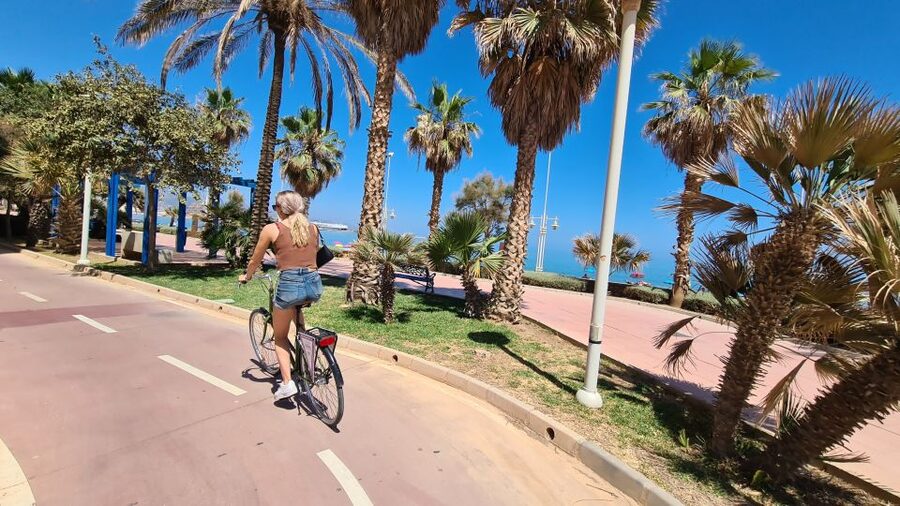 Malaga: City Bike Rental with Self-Guided Cycling Route - Finding the shop near Calle Larios