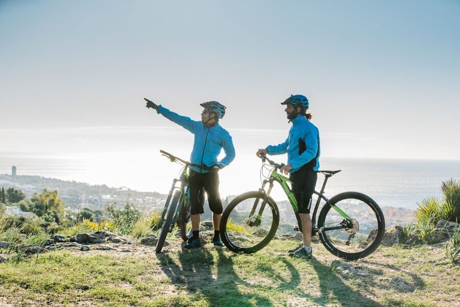 Marbella: E-Mountain Bike Tour with Wine - Climbing toward Istán and the white villages