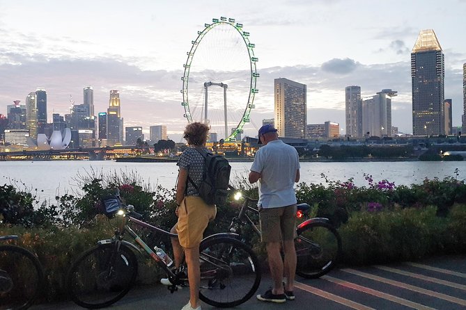 Marina Bay Night Cycling Tour - Kallang Riverside Park and the Singapore National Stadium