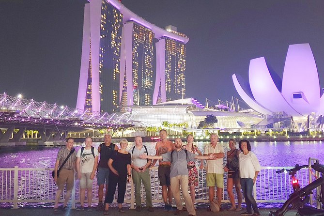 Marina Bay Night Cycling Tour - Rain, comfort and the real cycling effort