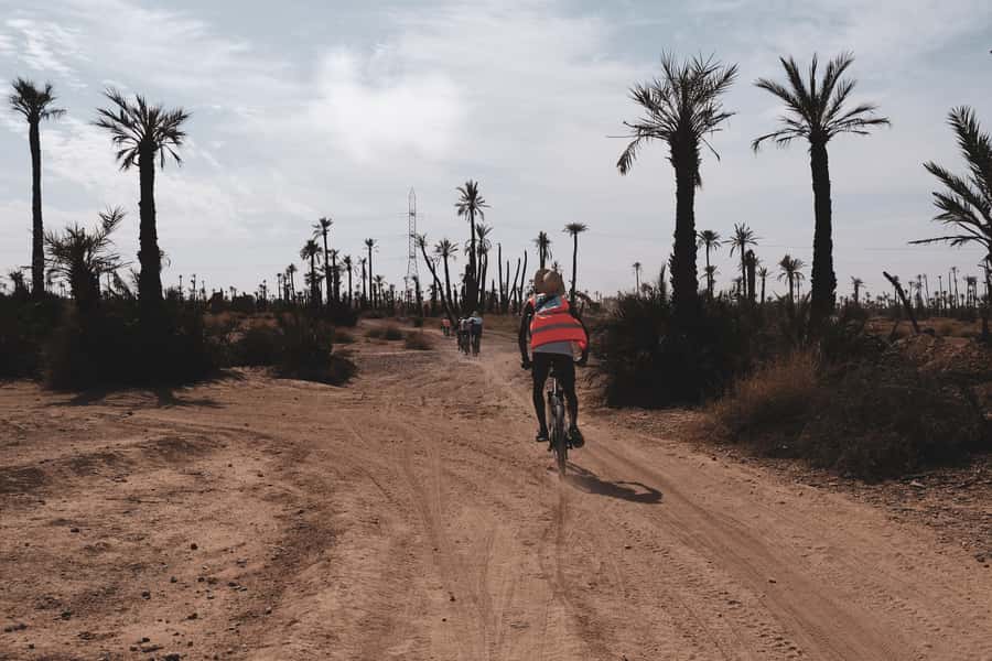 Marrakech: Cycling Tour in Palm Groove with Local Breakfast - Breakfast with Aziz in a working atelier