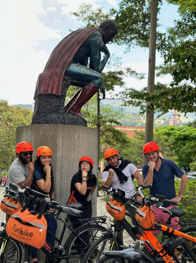 Medellín: History & Local Life Essentials Tour on an E-Bike - Parque de las Luces and Plaza Mayor