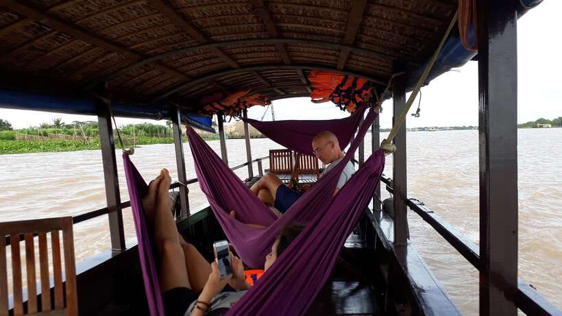Mekong Day Tour by Car:Cai Be market, Local Island & Cycling - Coconut candy and the small-scale food stops