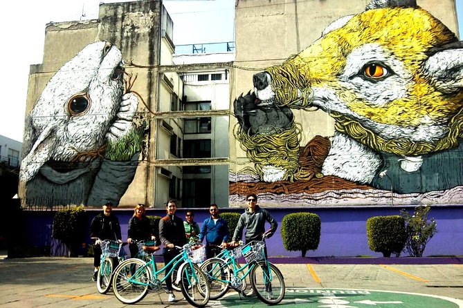Mexico City: Art Naco, murals & street art bike tour - North Route: Buenavista, Guerrero, and Tlatelolco