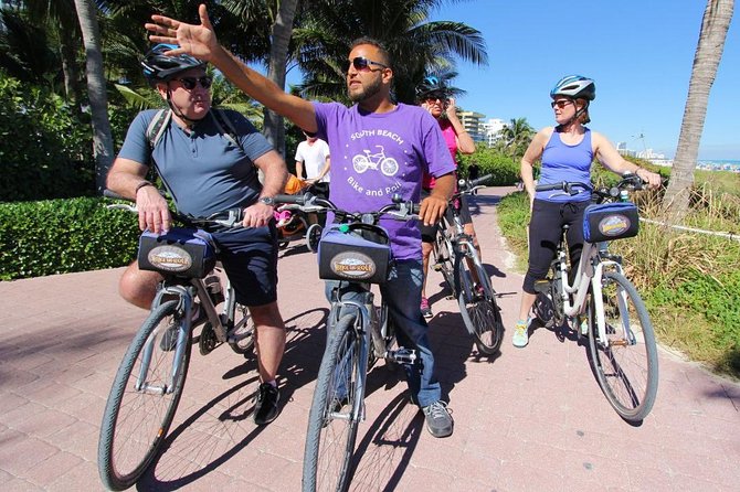 Miami Beach Bike Tour - The former Versace mansion and Ocean Drive