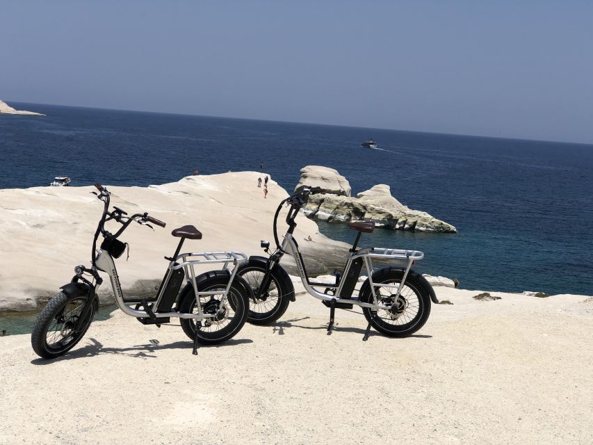 Milos: Half day electric bike tour with Sarakiniko beach - Why an e-bike makes sense on Milos
