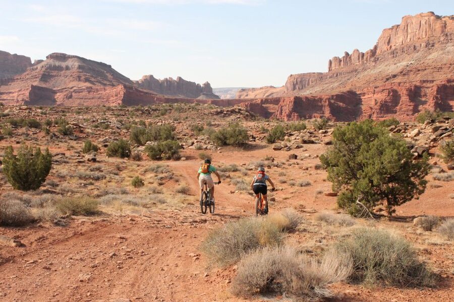 Moab: Mountain Bike Half Day Tour - Learning the bike before the trail gets rough