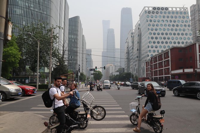 Modern Beijing Discovery by Bike - The Place and its giant rooftop screen