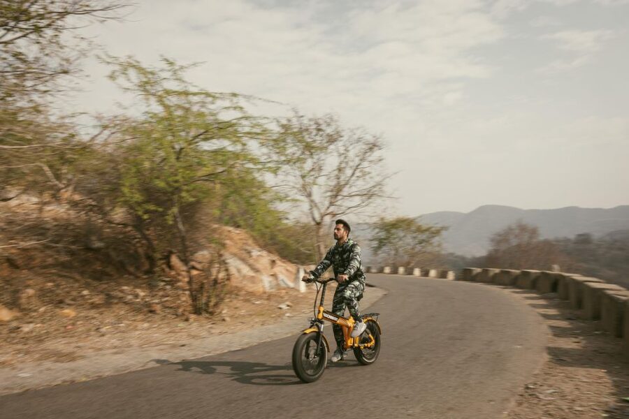 Monsoon Palace (Sajjangarh) E-bike Trail - Pedaling through Sajjangarh Wildlife Sanctuary