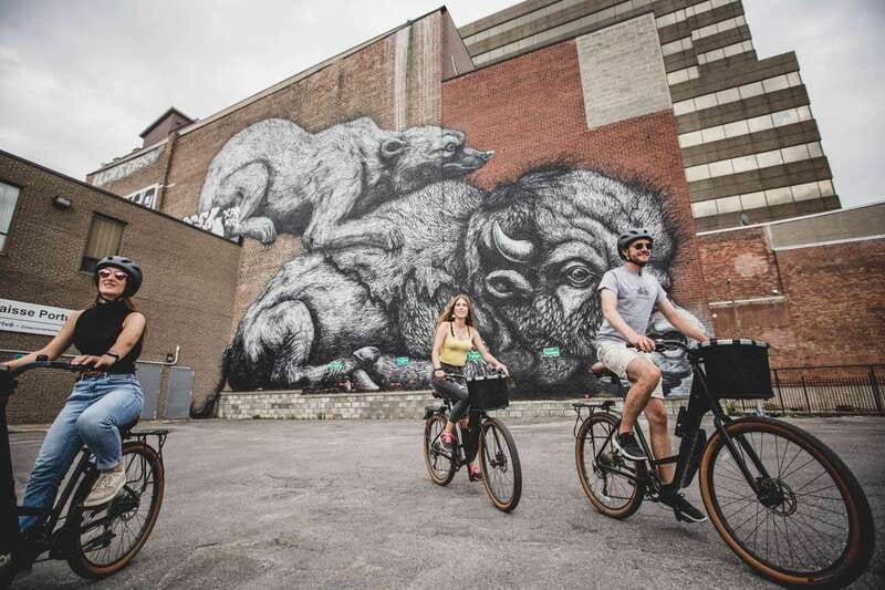 Montreal: Downtown and Old Montreal Highlights Bike Tour - Farine Five Roses and the Gay Village