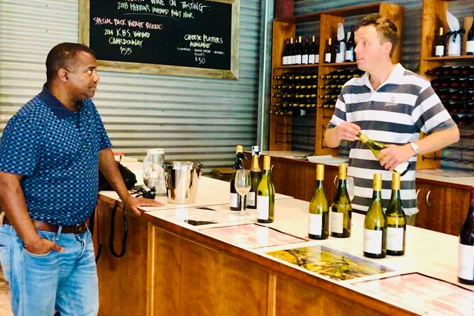 Mornington Peninsula Self-Guided Bike Tour | Food & Wine Region - Stonier Wines brings in the final tasting