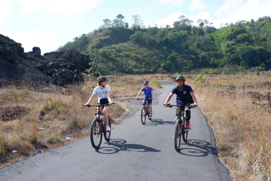 Mount Batur: Black Lava Cycling Tour w/ Natural Hot Spring - Pickup from Bali’s resort areas