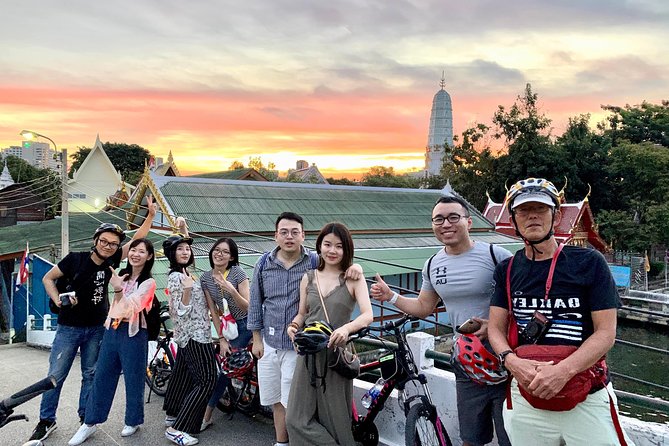 Must-Try: Hidden Bangkok Bike and Food Tour - Wat Kalayanamit gives the ride a quiet pause