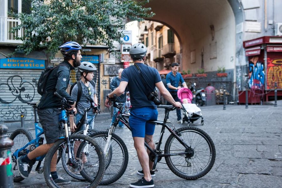 Naples: City Highlights Guided Bike Tour - Chiaia, hill sections, and the e-bike question