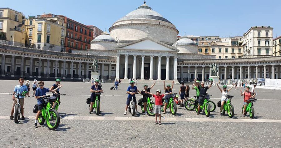 Naples: Guided Fat e-Bike Tour - Piazza del Plebiscito starts the city story