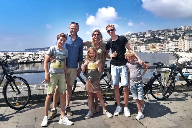 Naples Guided Tour by Bike - Piazza del Plebiscito and the final ride back
