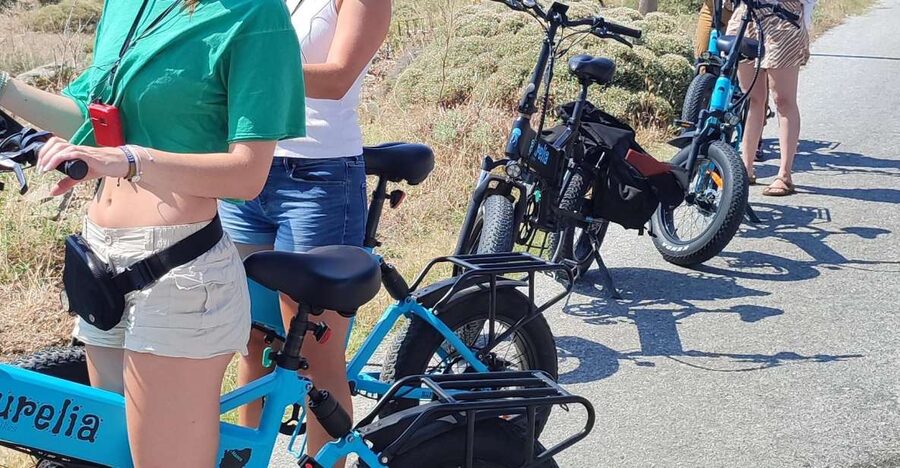 Naxos: Private E-Bike Tour with Farm Lunch - Lunch at the traditional taverna