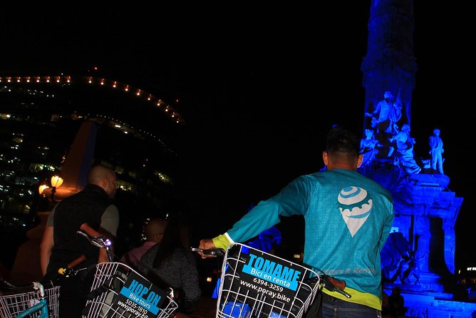 Neon Bike Party - Private Bike Tour - Palacio Postal: ornate architecture and the longest stop