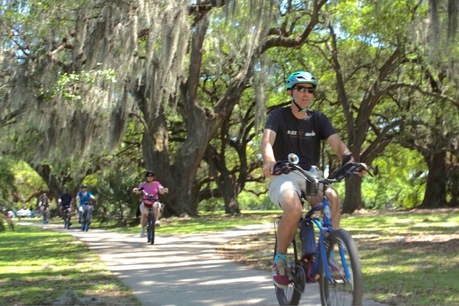 New Orleans: Buzz the Crescent Guided Bike Tour - Above-ground burial and New Orleans funeral customs