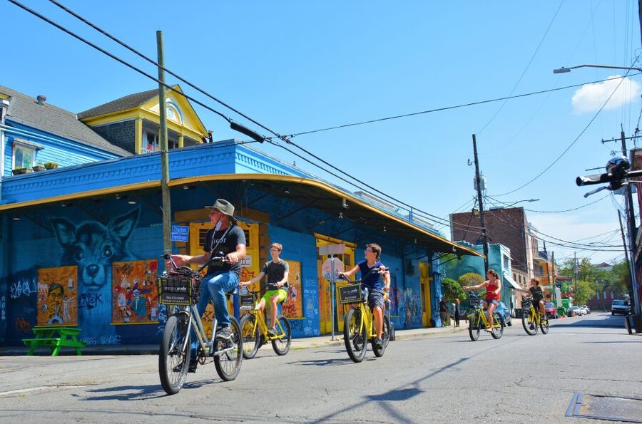 New Orleans: Buzz the Crescent Guided Bike Tour - Starting near Bourbon Street