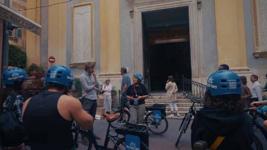Nice: City Highlights Bike tour - Place Massena and the city center