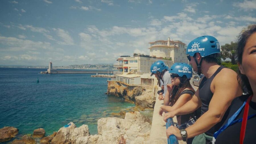 Nice: City Highlights Bike tour - Place Garibaldi and the road toward the port