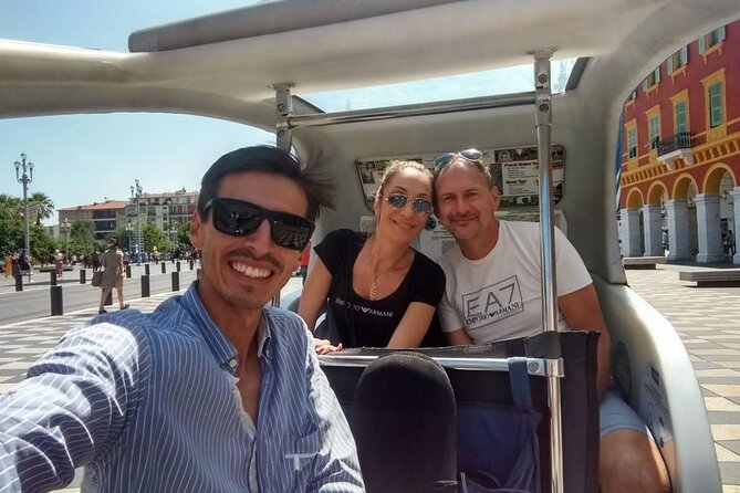 Nice: private guided Tour by electric taxi bike - The two-hour Prestige Tour reaches Nice’s grander districts