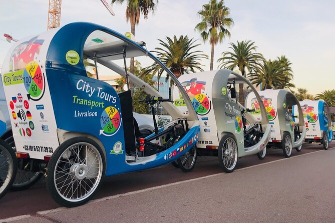 Nice: private guided Tour by electric taxi bike - Pickup, timing, and what the price buys
