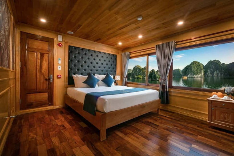 Ninh Binh: Lan Ha Bay 2D 1N cruises- bike tour, kayak, meals - Sunset, spring rolls, and happy hour