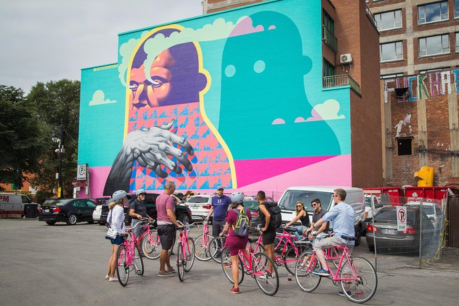 Non Touristy Pink Bike Tour by Spade & Palacio - The cultural district and Montreal’s festival life