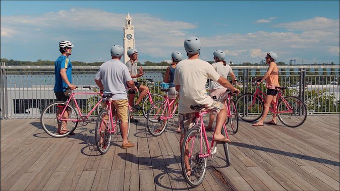 Non Touristy Pink Bike Tour by Spade & Palacio - Murals, Leonard Cohen, and Montreal’s creative side