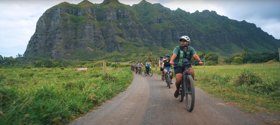 Oahu: Kualoa Electric Bike Tour - The electric bike makes rough ground more approachable