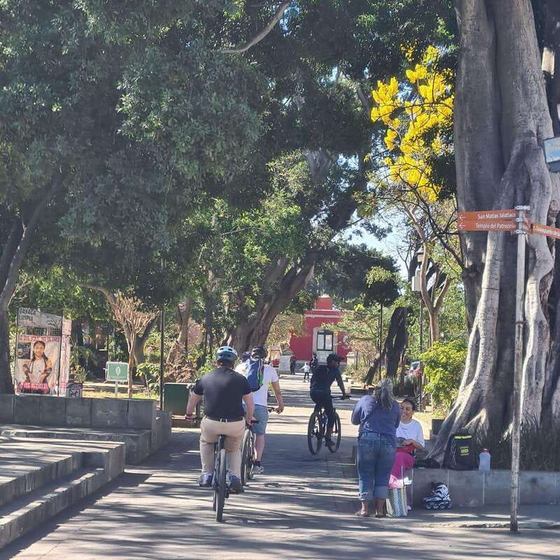 Oaxaca City: Bike Tour with Professional Guide+Art workshop - Jalatlaco and El Llano: color and city life