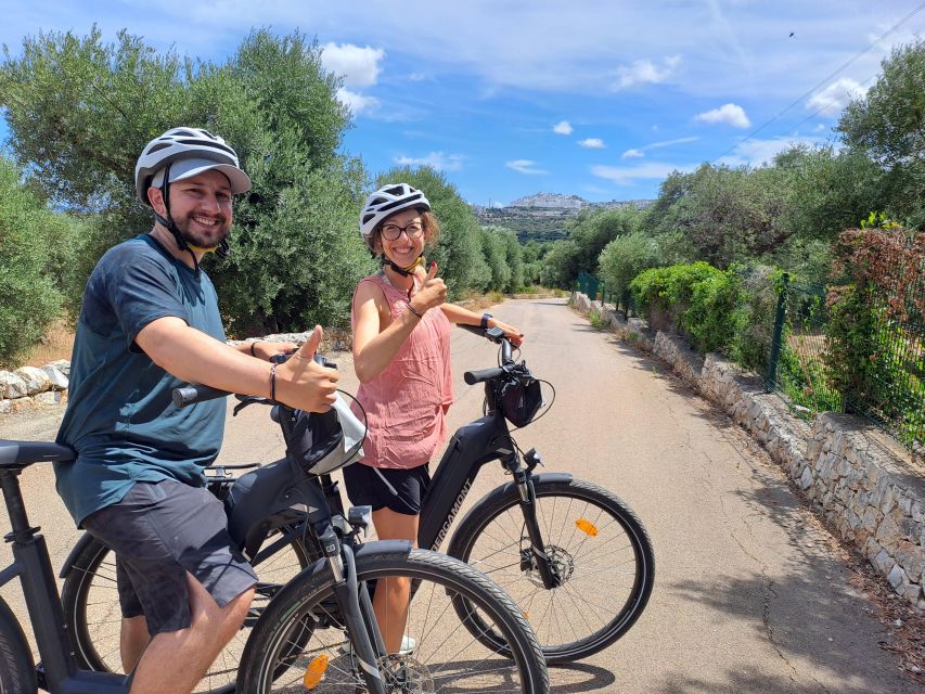 Ostuni: Guided e-bike tour + countryside tasting stop - Riding from Ostuni into the olive groves