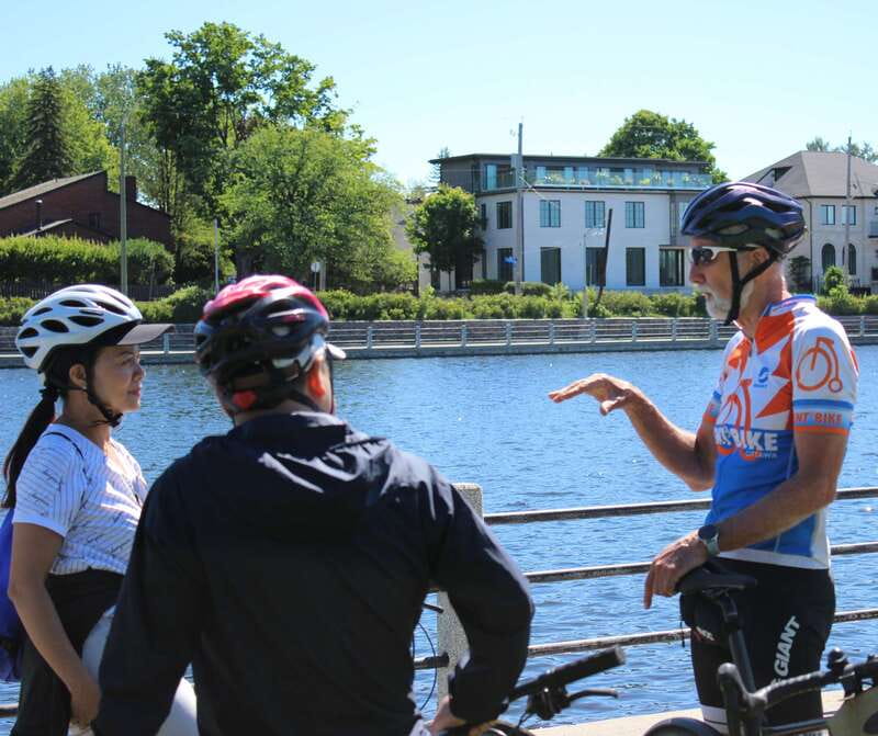 Ottawa 200th Anniversary Guided Bike Tour - Starting beside the Rideau Canal