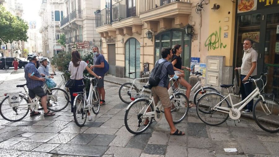 Palermo: Anti-mafia Bike Tour - Piazza Magione and Palermo’s difficult memory