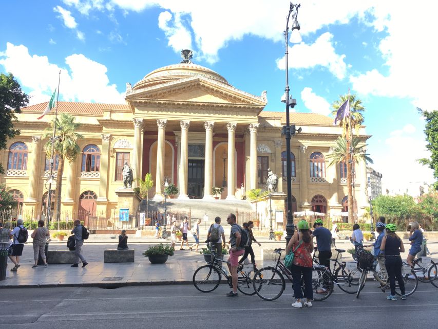 Palermo: Historic Center Guided Bike Tour with Food Tasting - Starting at Via Discesa dei Giudici